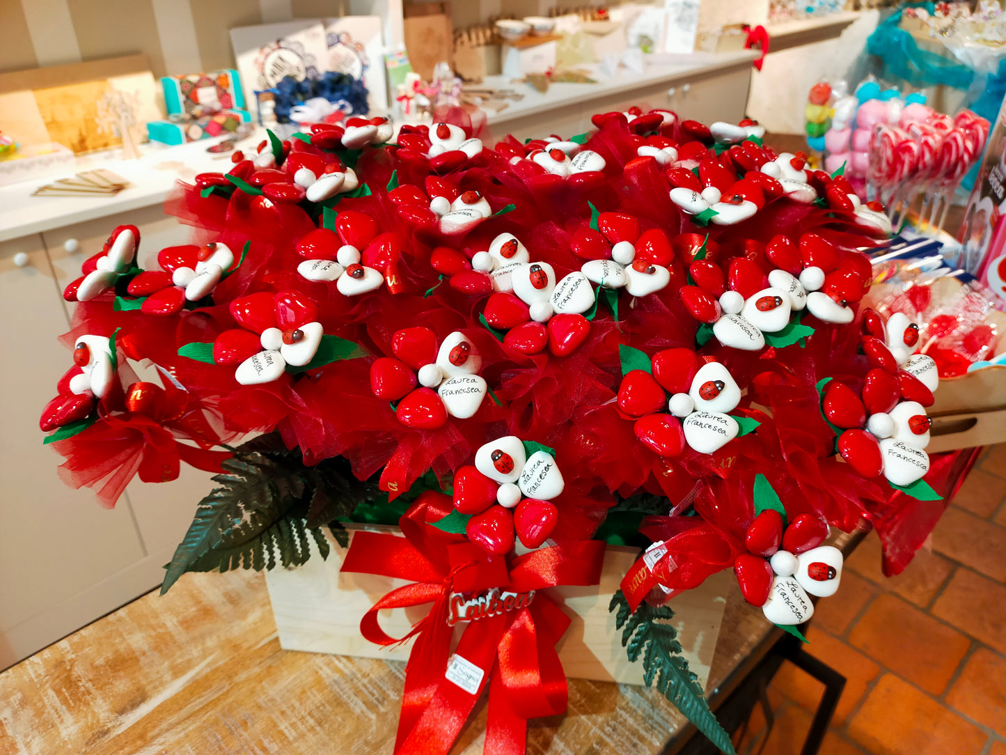 Centrotavola Margherite Bicolore Laurea