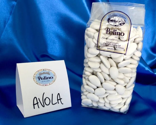 confetti di sulmona pelino bianchi alla mandorla di avola