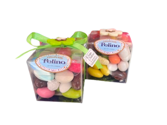 bomboniere comunione pelino scatola confetti misti