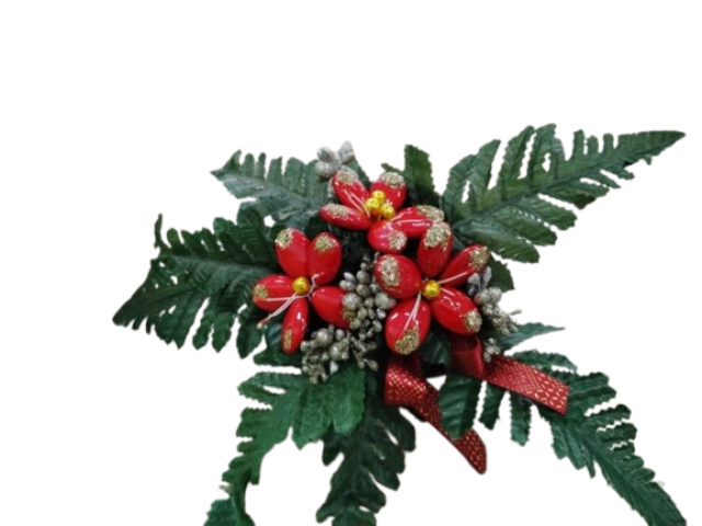 centrotavola di natale con confetti di sulmona